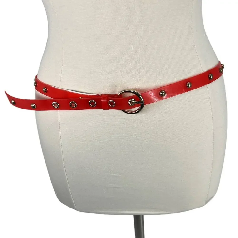 BCBGeneration Gold Studded Belt SZ Large NWT